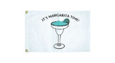 Taylor Made 9818 It's Margarita Time Flag - 12" x 18"